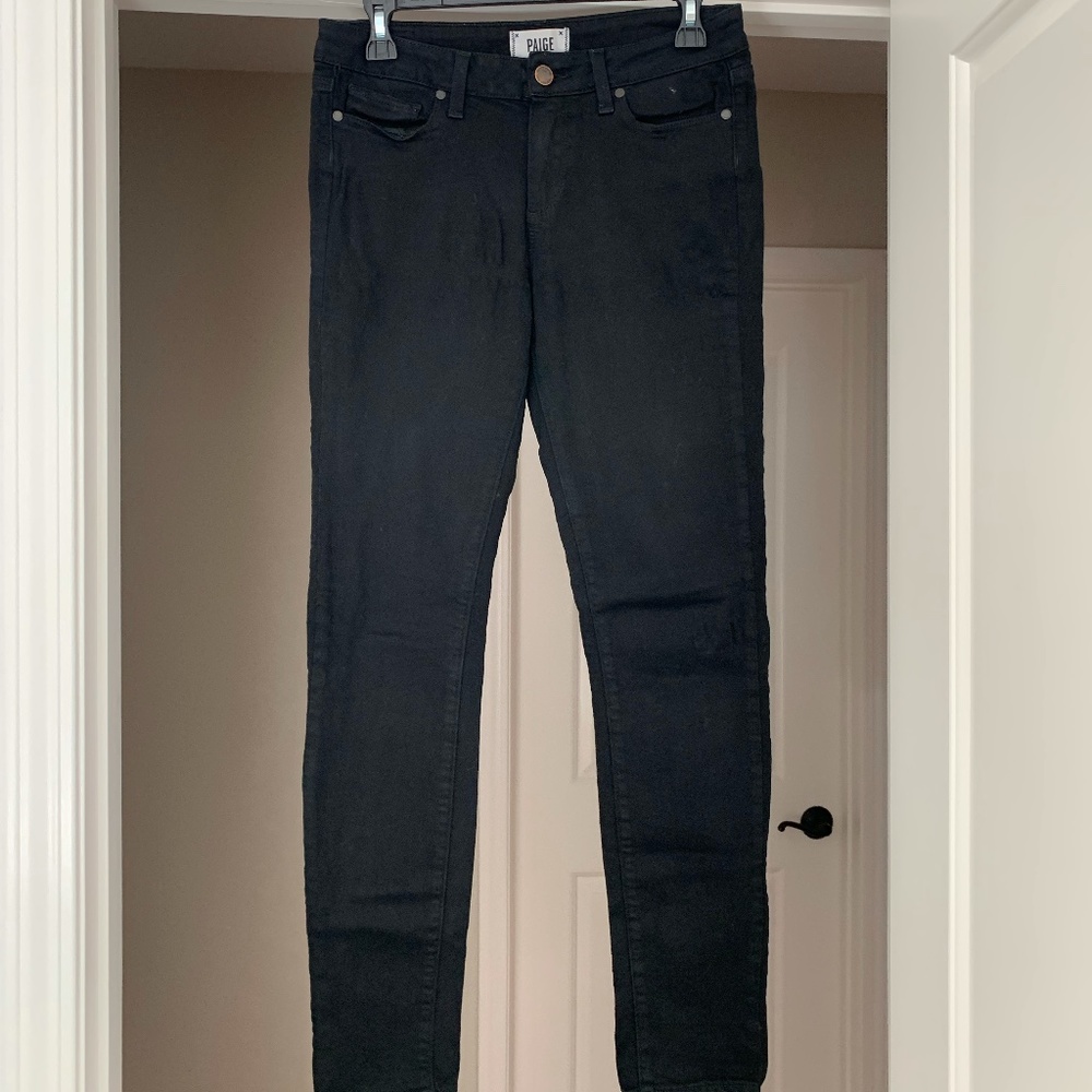 Paige Women's Jeans - Verdugo Ultra Skinny Black - Size 27